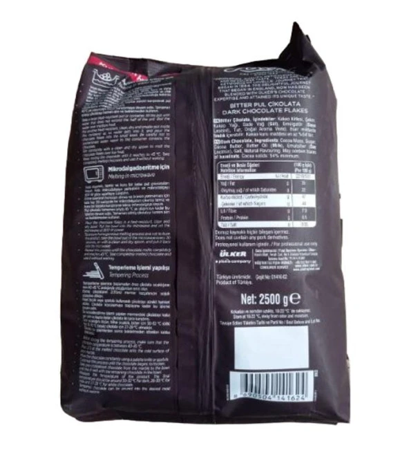 LOVELLS BİTTER PUL ÇİKOLATA (2,5KG) - 3