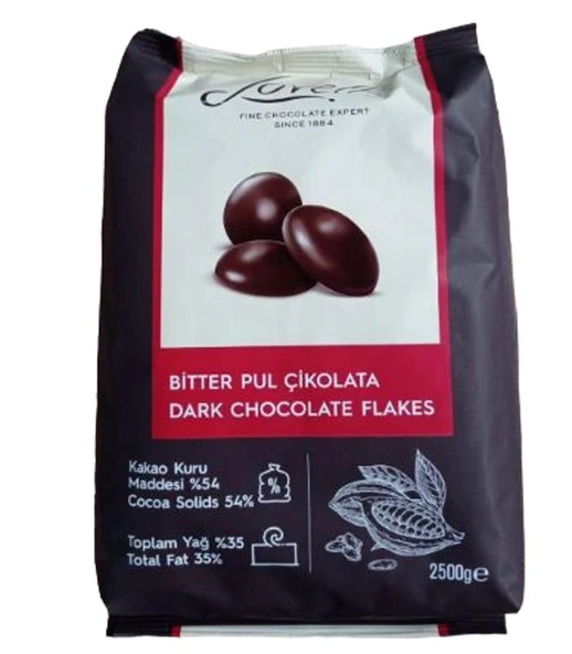 LOVELLS BİTTER PUL ÇİKOLATA (2,5KG) - 2