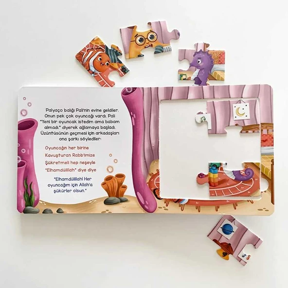 Yumi Elhamdülillah'ı Öğreniyor / Yapbozlu Kitap 3 - 2