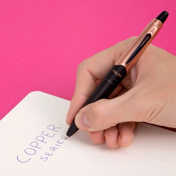 Milan Capsule Copper 1.0mm Tükenmez Kalem - 1 Adet / - Resim 2