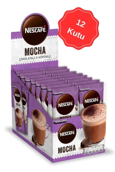 Nescafe Mocha Çikolatalı ve Köpüklü Kahve 17G (24lü x 12 Kutu)