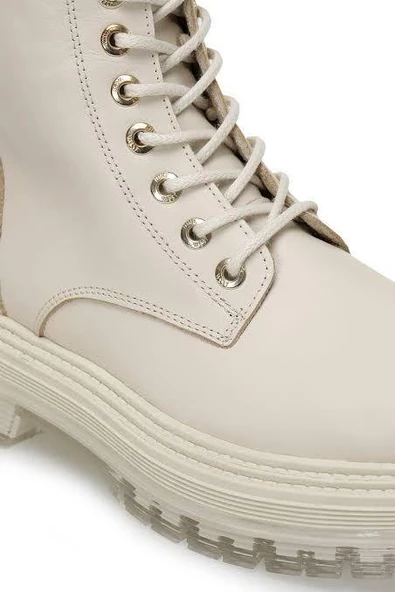 Nine West Porev 3PR Kırık Beyaz Bağcıklı Postal - 4