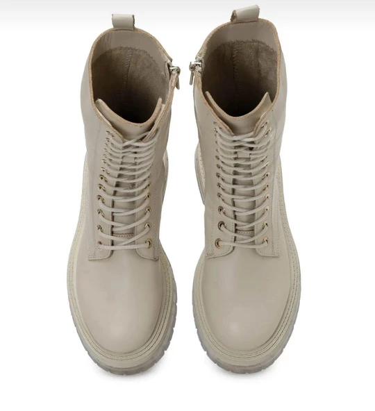 Nine West Porev 3PR Kırık Beyaz Bağcıklı Postal - 2
