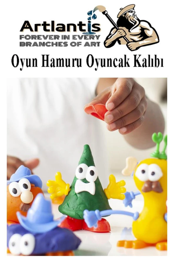 Oyun Hamuru 4 Renk Fatih Oyuncak Merdane Silindir Kesici Şekiller Kalıp Enjektör Seti 1 Paket Okul Öncesi Kreş Anasınıfı Etkinlik - 3