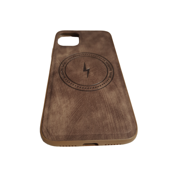 İphone 11 Uyumlu Alfa Desenli Magsafe Kablosuz Şarj Özellikli Kılıf Modeli SARI - 4