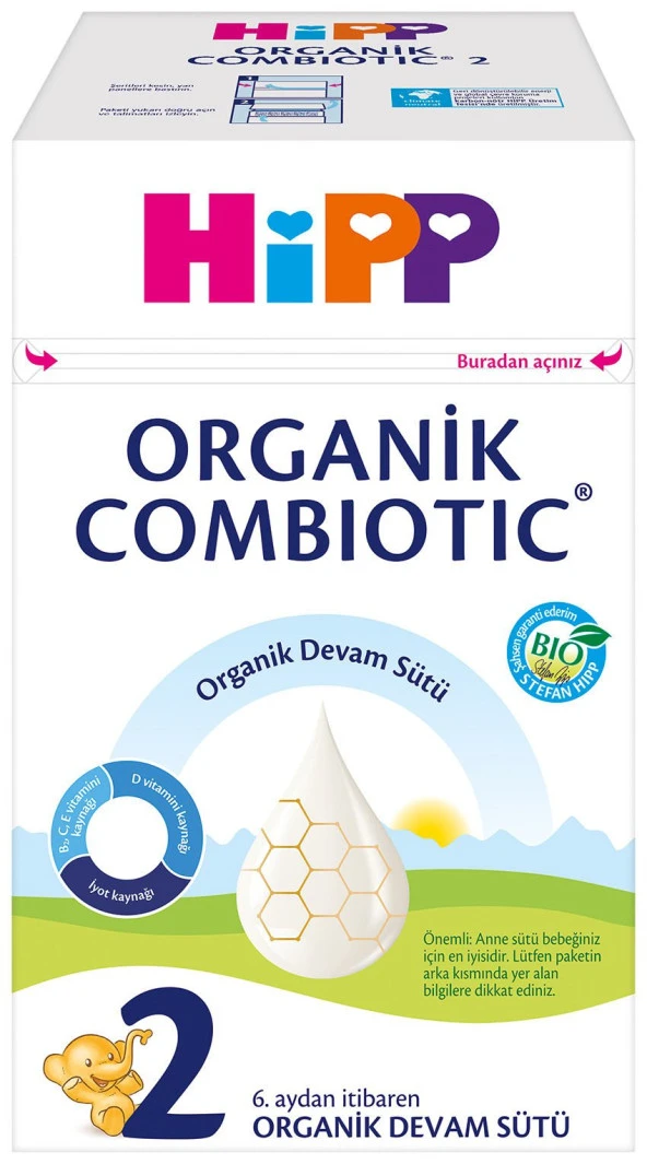 Hipp 2 Organik Combiotic Bebek Sütü 800gr
