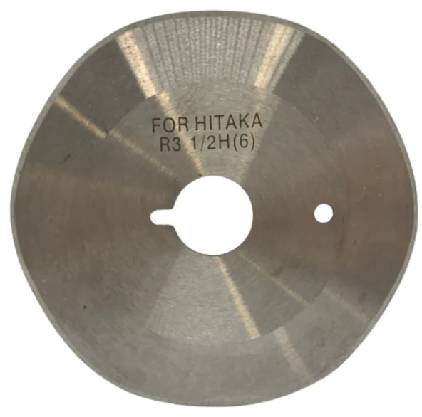 BDR Hitaka Yuvarlak Kumaş Kesim Motor 6 Köşe Bıçak / R3 1/2H(6)