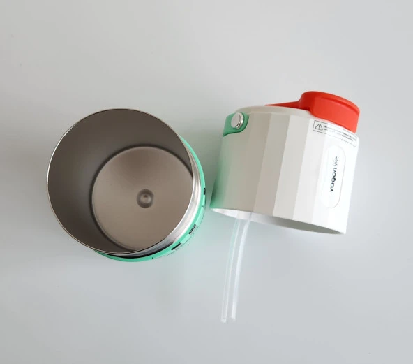 Vagonlife VGN2050 400ml Paslanmaz Çelik Termos Matara Çift İçim (Green) - Resim 4