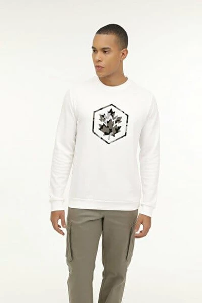 Lumberjack ML Nedcamo-B Ekru Sweatshirt