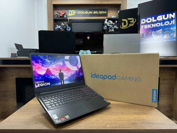 Lenovo Ideapad Gaming 3 15ACH6 AMD Ryzen 5 5600H 16GB 512GB SSD RTX3050 W10 15.6" FHD 165Hz 82K200WJTX (İKİNCİ EL)