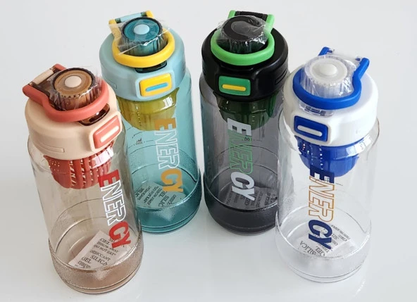 Vagonlife VGN2030 750ml Pipetsiz Tritan Matara (Cyan) - Resim 5