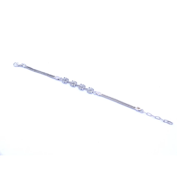 316L Çelik Zirkon Taşlı  Kadın Bileklik BLK-795 - Resim 5