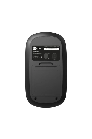 Lenovo Lecoo WS214 Kablosuz 1200DPI 3 Tuşlu Optik Mouse Siyah - 2