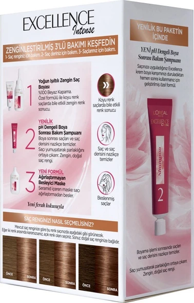 L'Oréal Paris Excellence Intense Saç Boyası 6.13 Mocha Kahve - 3