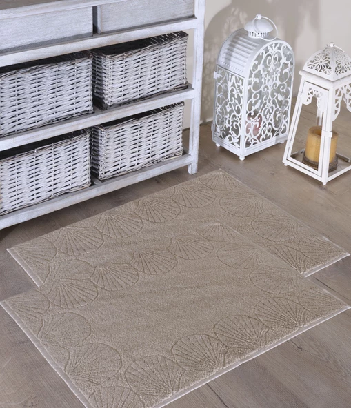 2 Adet Ayak Havlusu I Banyo Paspası I Abdest Paspası I Paspas Seti I 50x70cm - 3