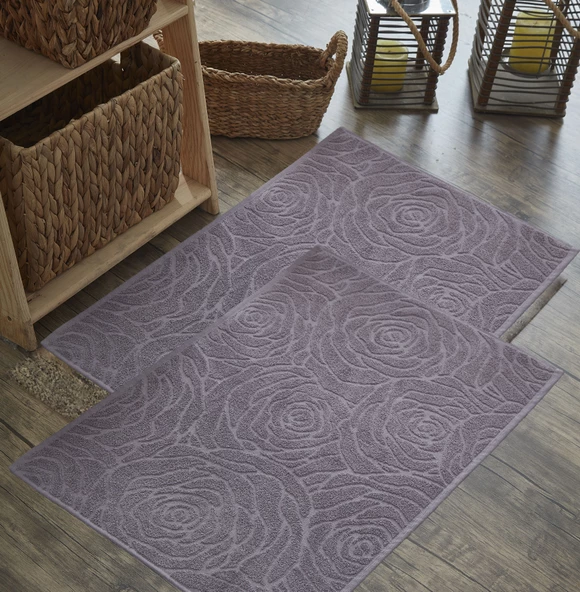 2 Adet Ayak Havlusu I Banyo Paspası I Abdest Paspası I Paspas Seti I 50x70cm - 4