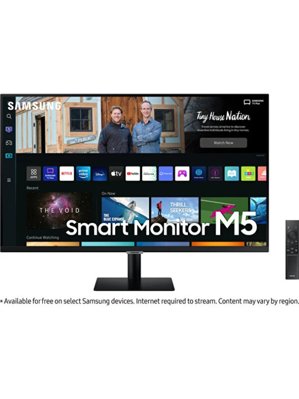 Samsung M5 LS32BM500EUXUF 32" FHD 60Hz (Wifi Bluetooth) Smart Monitör(kutu hasarlı)