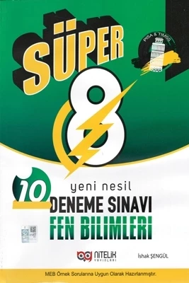 Süper 8. Sınıf Tüm Dersler Yeni Nesil Deneme Sınavı Seti 5 Kitap (MFTİİ) - Resim 6