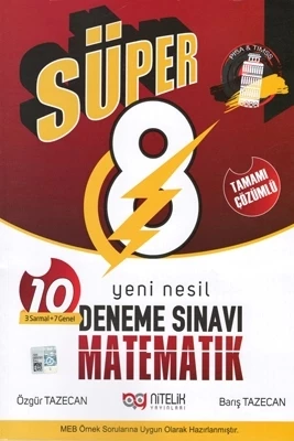 Süper 8. Sınıf Tüm Dersler Yeni Nesil Deneme Sınavı Seti 5 Kitap (MFTİİ) - Resim 5