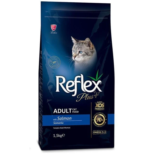 Reflex Plus Somonlu ve Pirinçli Yetişkin Kedi Maması 1,5kg