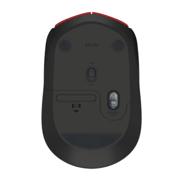 Logitech M171 Usb Kırmızı Kablosuz Mouse - 3