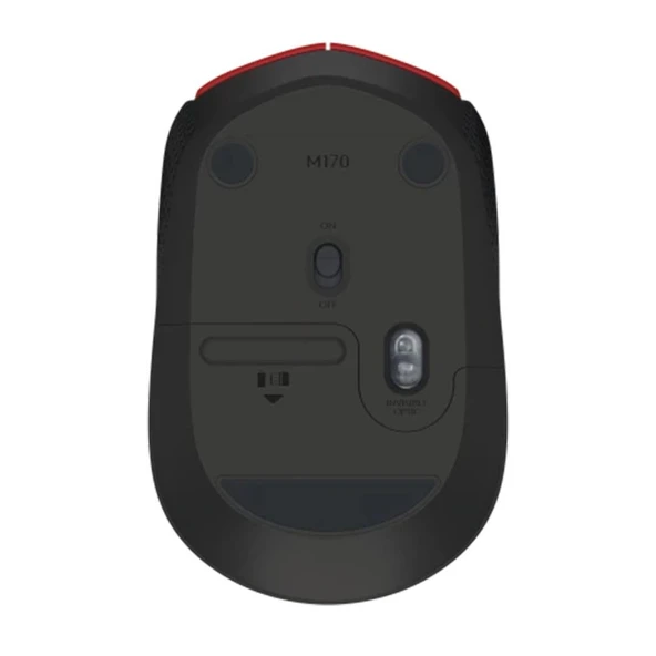 Logitech M171 Usb Kırmızı Kablosuz Mouse - 6