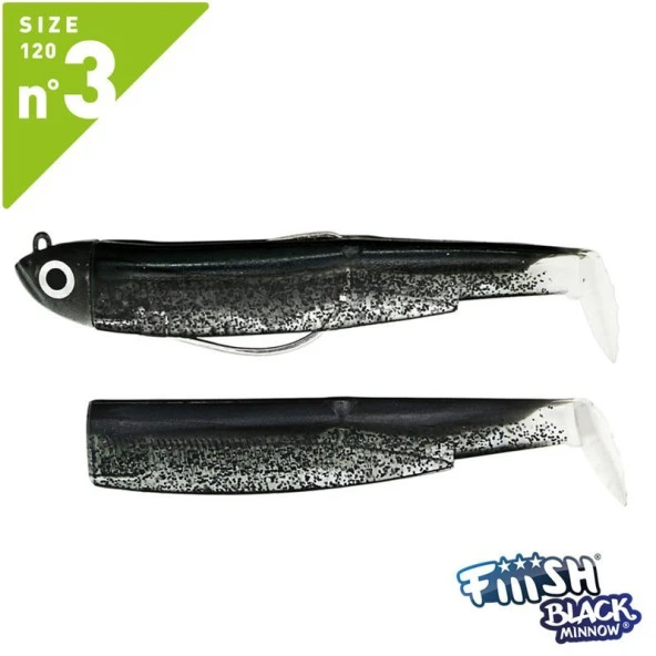 Fiiish Black Minnow BM120/3 BM504 CMB Shore 12gr Black