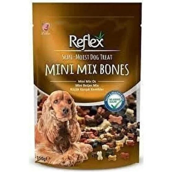 Reflex Mini Mix Bones Yarı Islak Köpek Ödül Kemiği 150 gr