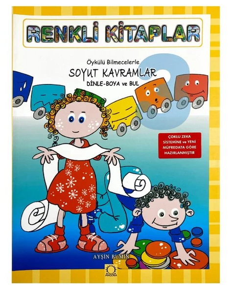 4-6 Yaş Renkli Kitaplar Soyut Kavramlar Angora Yayınevi