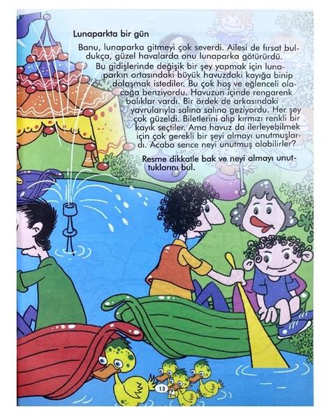 4-6 Yaş Renkli Kitaplar Soyut Kavramlar Angora Yayınevi - 3