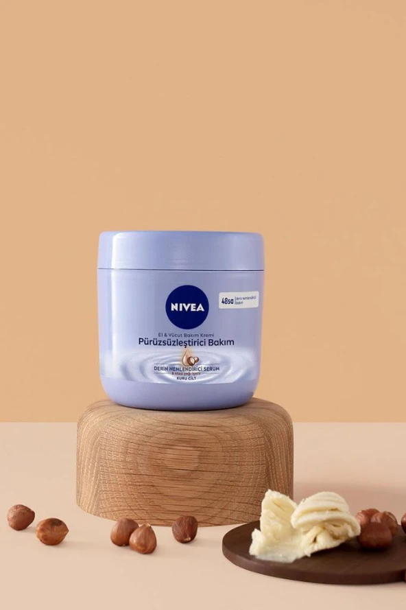 Nivea El Ve Vücut Kremi 400 Ml Pürüzsüzleştirici Ve Nemlendirici Serum Ve Shea Yağı Içerir,Kuru Ciltler - 7