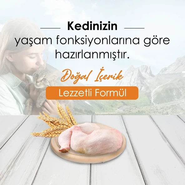 NewCat Tavuklu Yetişkin Kedi Maması 15 KG - 2