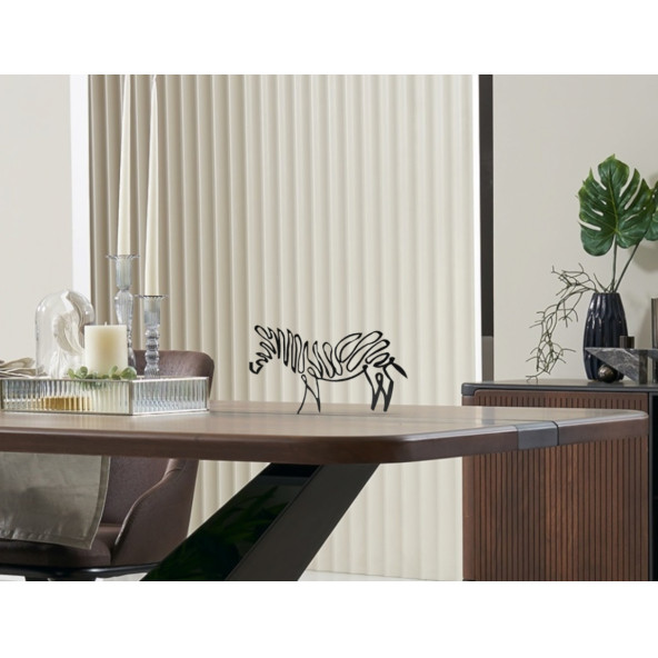 Zebra,minimalist sanat heykeli