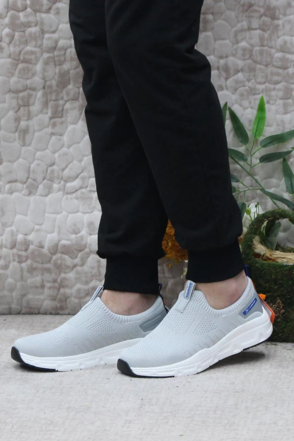 Kinetix Norles Tx Gri Beyaz Hafif Rahat Orijinal Ürün Erkek Spor Ayakkabı - Resim 3