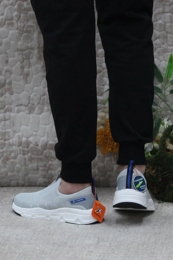 Kinetix Norles Tx Gri Beyaz Hafif Rahat Orijinal Ürün Erkek Spor Ayakkabı - Resim 4