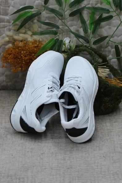 Kinetix Lexus TX Beyaz Siyah Hafif Rahat Orijinal Ürün Erkek Spor Ayakkabı - Resim 6