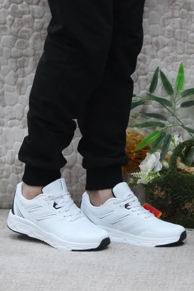 Kinetix Lexus TX Beyaz Siyah Hafif Rahat Orijinal Ürün Erkek Spor Ayakkabı - Resim 2