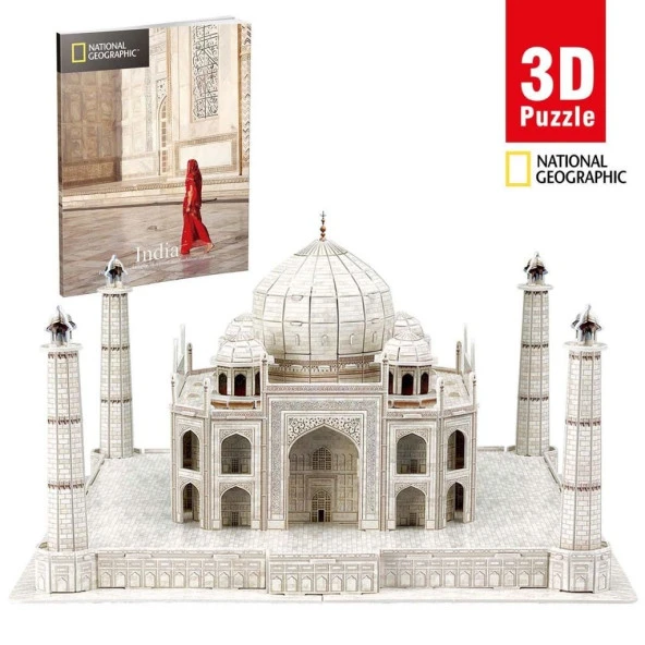 Nessiworld National Geographic 87 Parça 3D Puzzle Taj Mahal