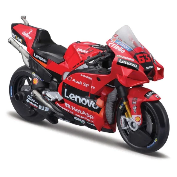 Nessiworld Maisto 1:18 Ducati Lenovo Team 2021 Model Motosiklet