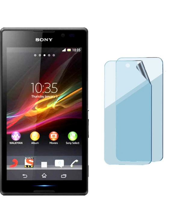 Sony Xperia C Uyumlu Hydrojel Esnek Kırılmaz Cam Ekran Koruyucu Film 8684609210903