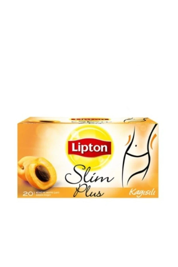 LİPTON Slim Plus Kayısılı Bardak Poşet Çay 20'li