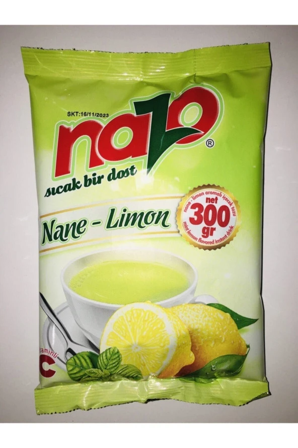 NAZO Nane Limon Aromalı Sıcak Içecek Tozu 300 gr