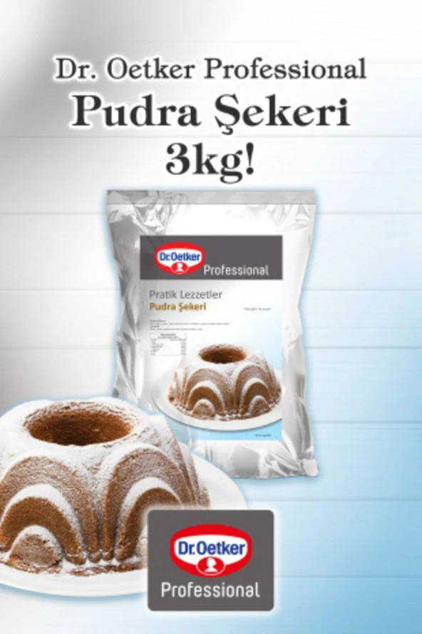 DR OETKER Pudra Şekeri 3 kg