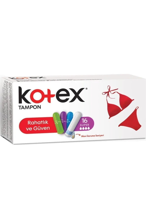 KOTEX Tampon Süper 16 Lı