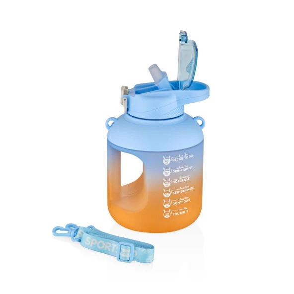 Vagonlife VGN2302 1100ml Mavi Matara - Resim 2