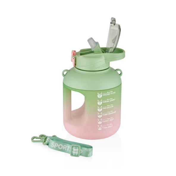 Vagonlife VGN2302 1100ml Yeşil Matara