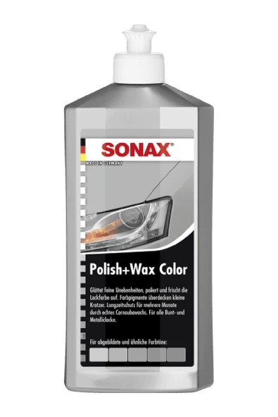 Sonax Renkli Nano Parlatıcı ve Koruyucu Cila Gri 500 ml