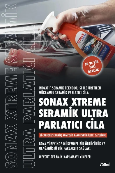 Sonax Xtreme Seramik Ultra Parlatıcı Cila 750 ml - 2