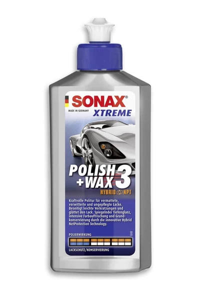 Sonax Xtreme Çizik Giderici Parlatıcı Cila Hybird 500 ml (No:3)