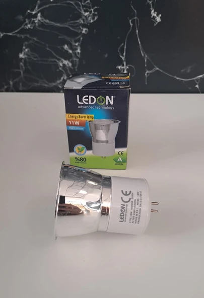 LEDON ÇANAK AMPUL 11W GÜN IŞIĞI İĞNE BACAK 220VOLT 550LÜMEN MR16